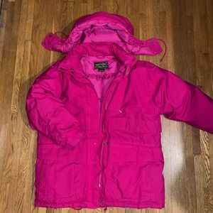 Eddie Bauer Ridge Line Gore-Tex Down Parka - Raspberry pink